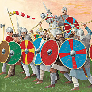 anglo saxon weapons and armor